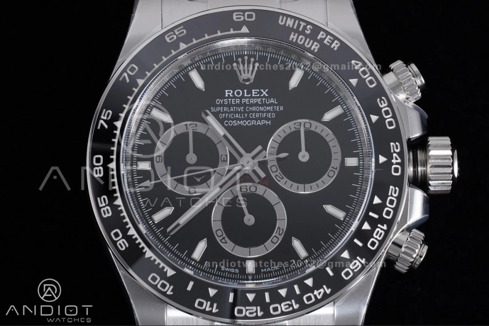 2023 Daytona 126500 Clean 1:1 Best Edition 904L Steel Black Dial on SS Bracelet DD4131