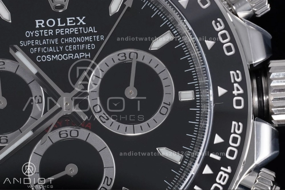 2023 Daytona 126500 Clean 1:1 Best Edition 904L Steel Black Dial on SS Bracelet DD4131