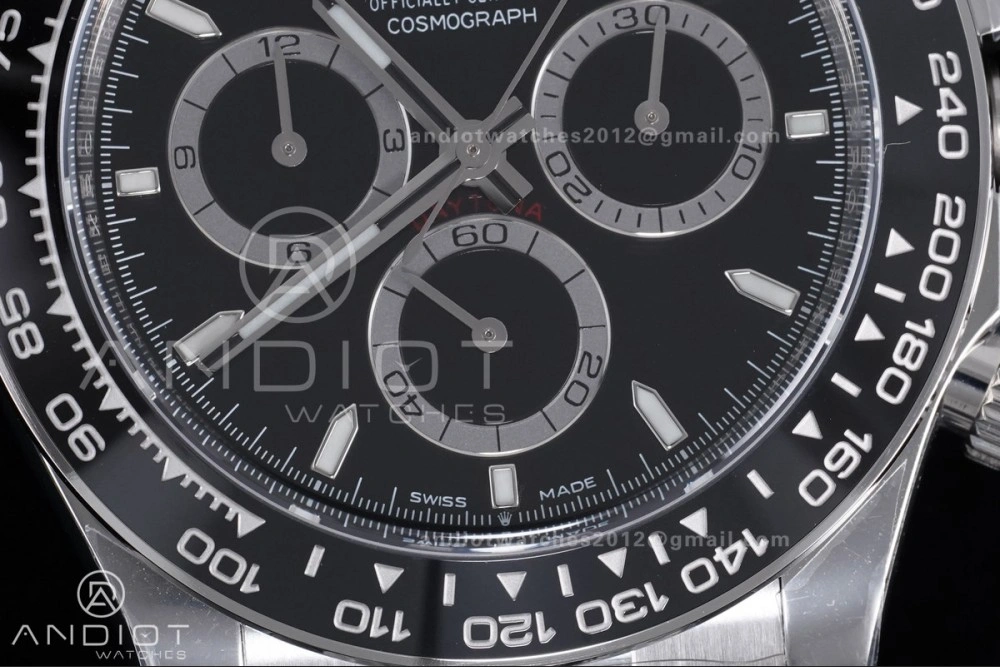 2023 Daytona 126500 Clean 1:1 Best Edition 904L Steel Black Dial on SS Bracelet DD4131