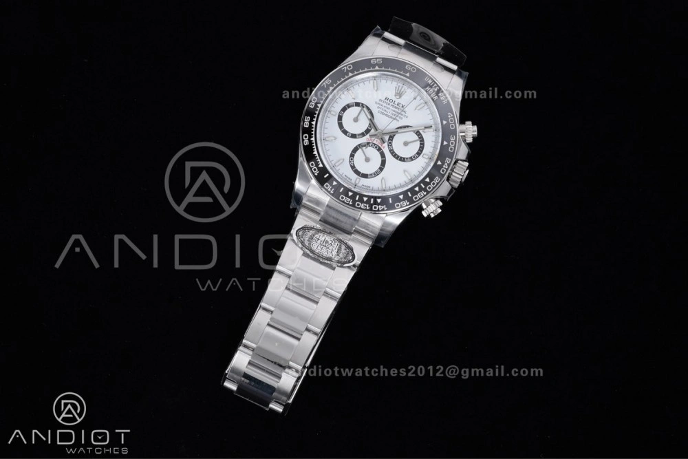 2023 Daytona 126500 Clean 1:1 Best Edition 904L Steel White Dial on SS Bracelet DD4131