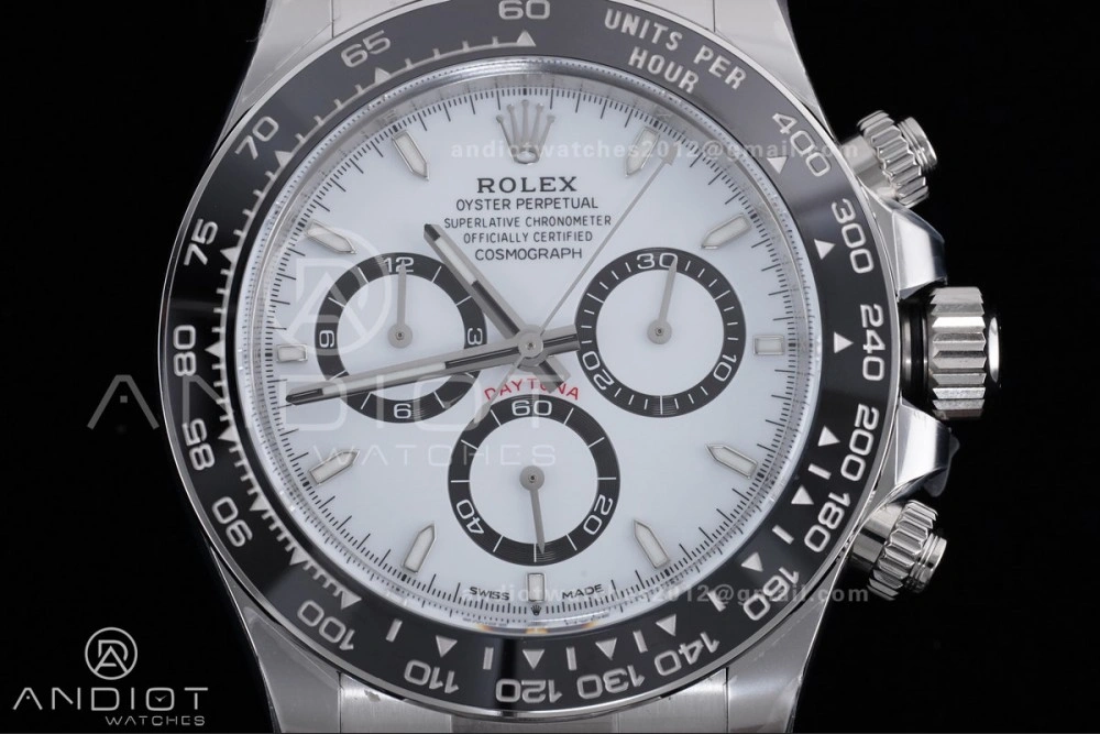 2023 Daytona 126500 Clean 1:1 Best Edition 904L Steel White Dial on SS Bracelet DD4131