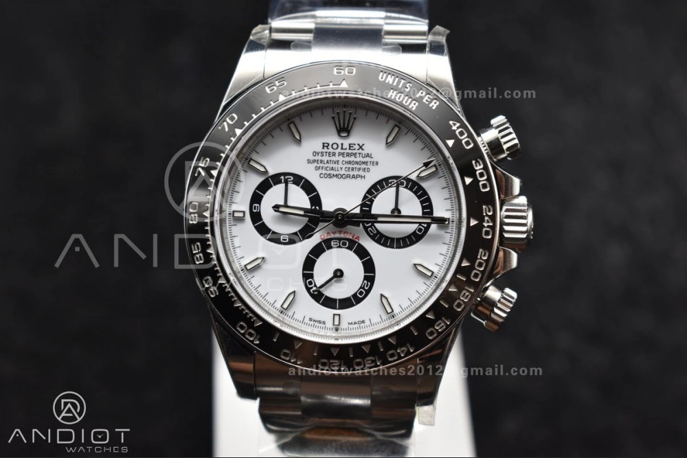 2023 Daytona 126500 ZF 1:1 Best Edition 904L SS Case and Bracelet White Dial SH4130