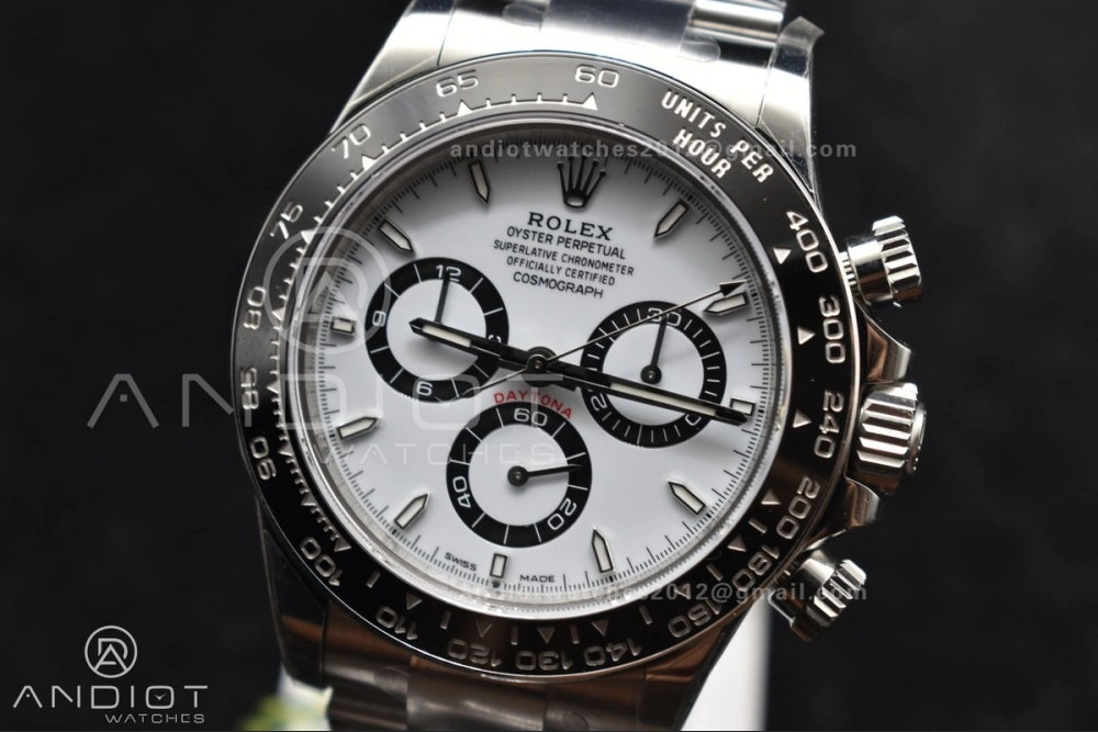 2023 Daytona 126500 ZF 1:1 Best Edition 904L SS Case and Bracelet White Dial SH4130