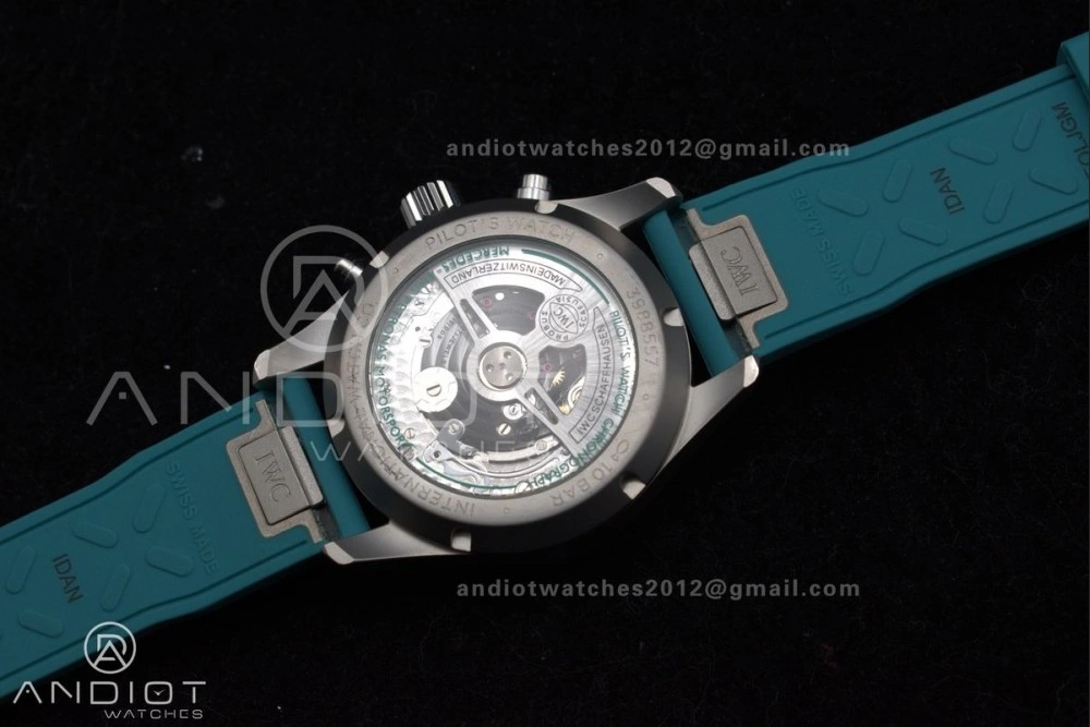 2023 TW Factory Best 1:1   IWC Chronograph IW388106 Mercedes-AMG Petronas FORMULA ONE TEAM Green