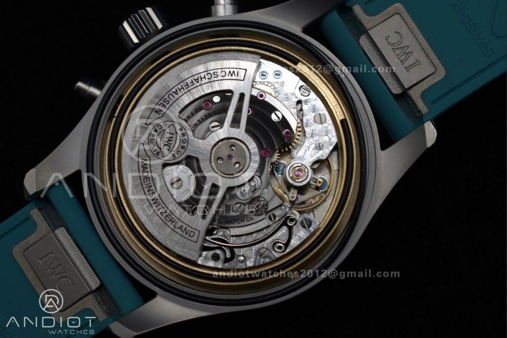 2023 TW Factory Best 1:1   IWC Chronograph IW388106 Mercedes-AMG Petronas FORMULA ONE TEAM Green