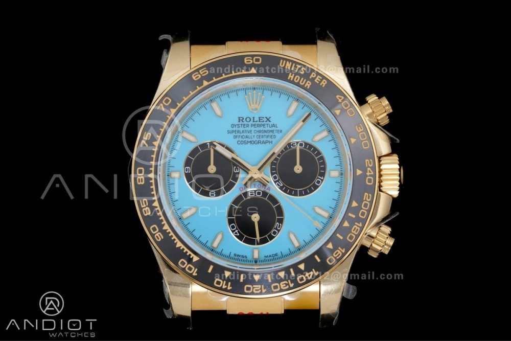 2025 Daytona 126518 QF 1:1 Best Edition Turquoise Dial on Oyster-flex Strap QF4131 V10 (Gain Weight)