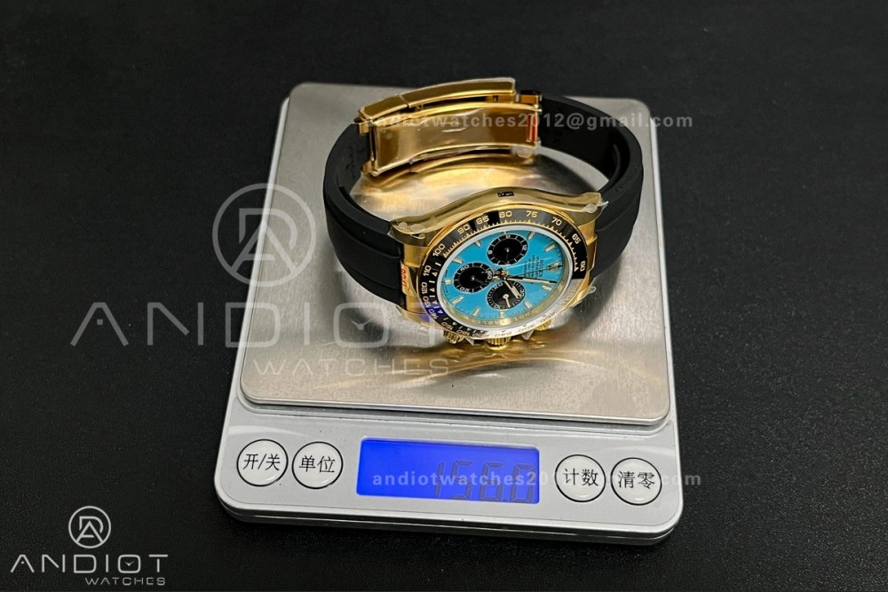 2025 Daytona 126518 QF 1:1 Best Edition Turquoise Dial on Oyster-flex Strap QF4131 V10 (Gain Weight)