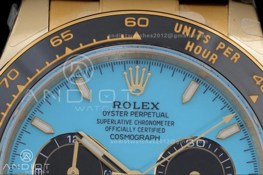 2025 Daytona 126518 QF 1:1 Best Edition Turquoise Dial on Oyster-flex Strap QF4131 V10 (Gain Weight)