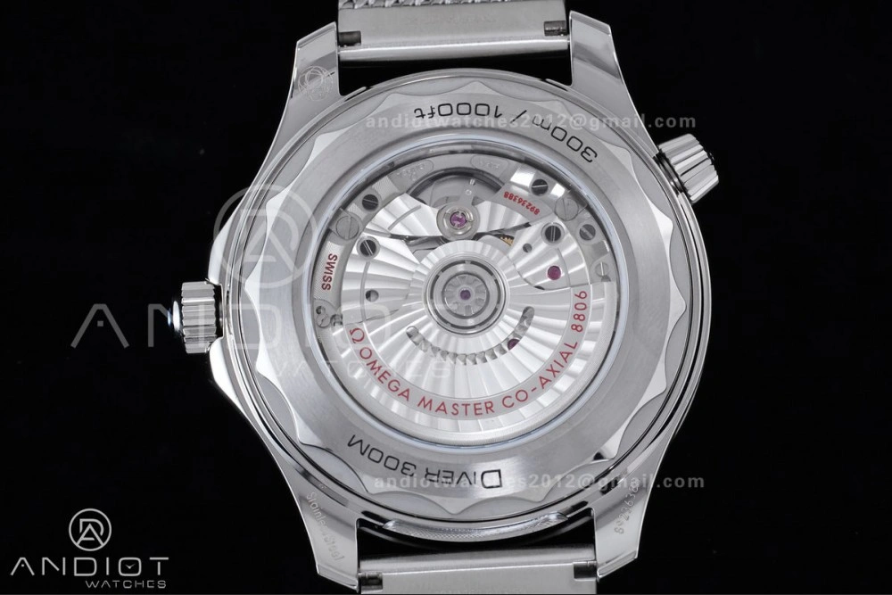 2025 New Seamaster 300 VSF 1:1 Best Edition Black Dial on SS Mesh Bracelet SA8806