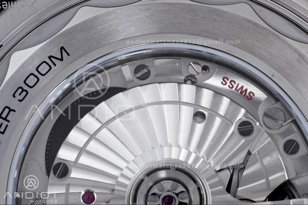 2025 New Seamaster 300 VSF 1:1 Best Edition Black Dial on SS Mesh Bracelet SA8806