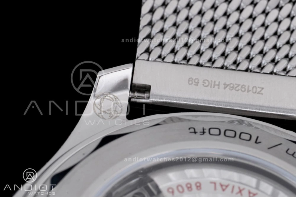 2025 New Seamaster 300 VSF 1:1 Best Edition Black Dial on SS Mesh Bracelet SA8806