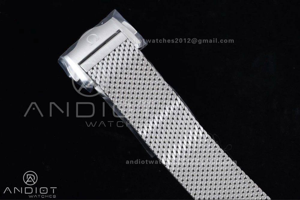 2025 New Seamaster 300 VSF 1:1 Best Edition Black Dial on SS Mesh Bracelet SA8806