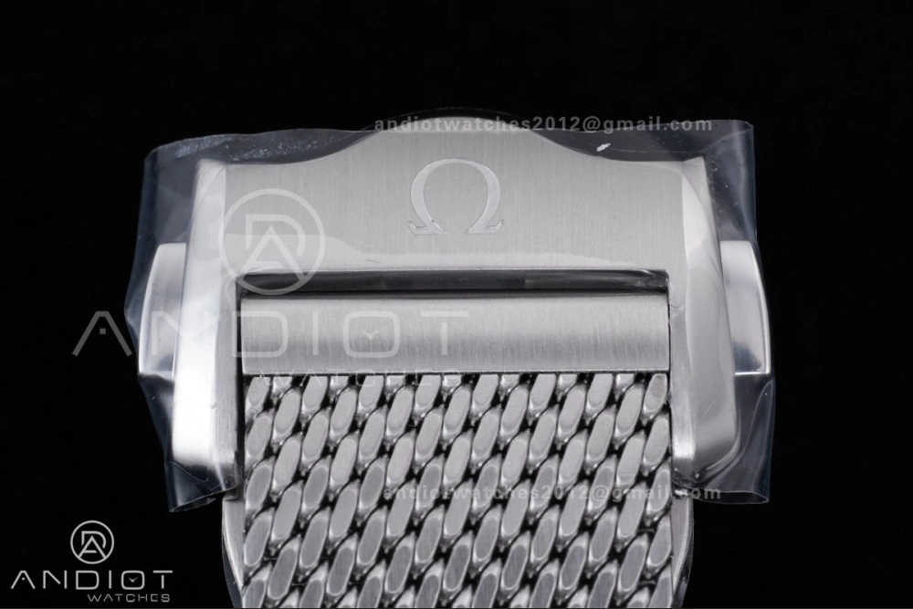 2025 New Seamaster 300 VSF 1:1 Best Edition Black Dial on SS Mesh Bracelet SA8806