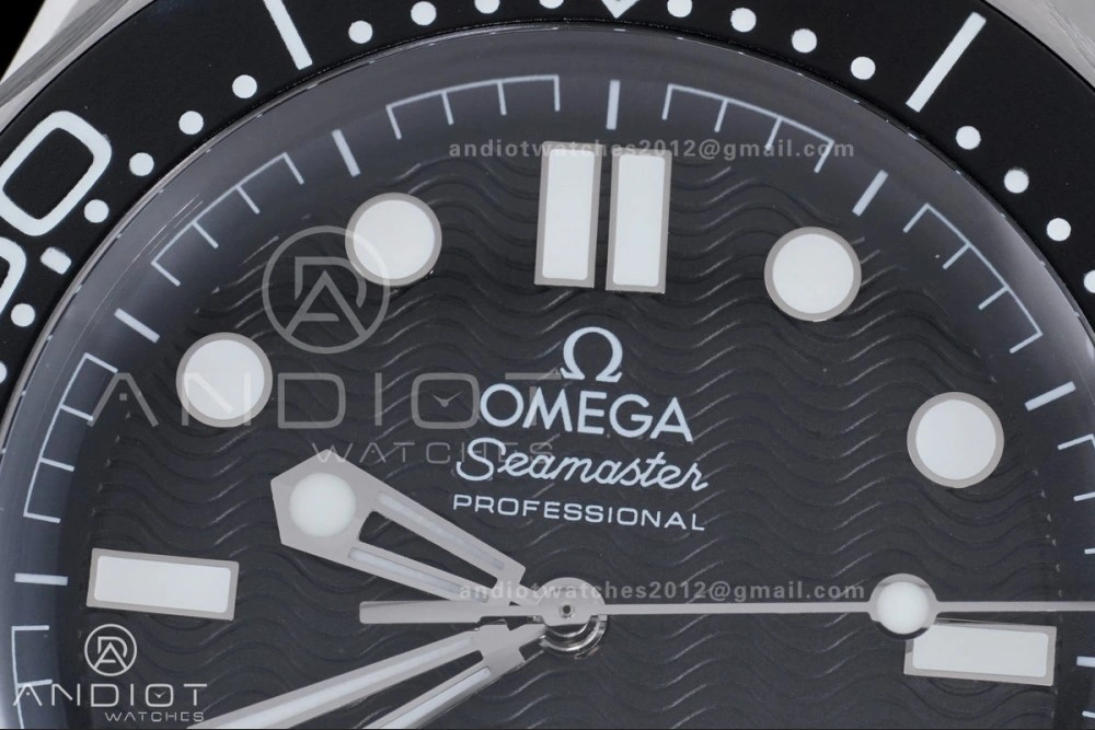 2025 New Seamaster 300 VSF 1:1 Best Edition Black Dial on SS Mesh Bracelet SA8806