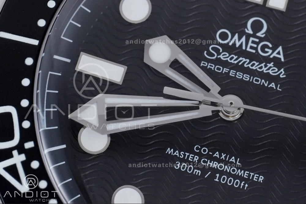 2025 New Seamaster 300 VSF 1:1 Best Edition Black Dial on SS Mesh Bracelet SA8806