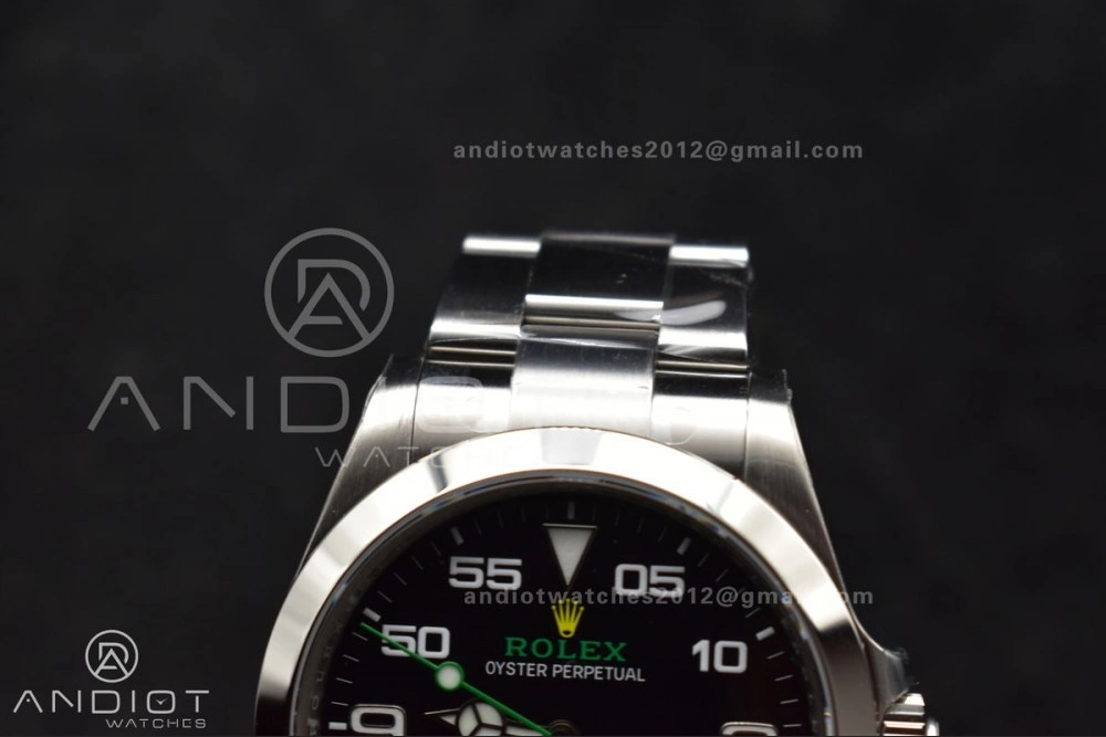 Air-King 126900 VSF 1:1 Best Edition 904L Steel Black Dial on SS Bracelet VS3230