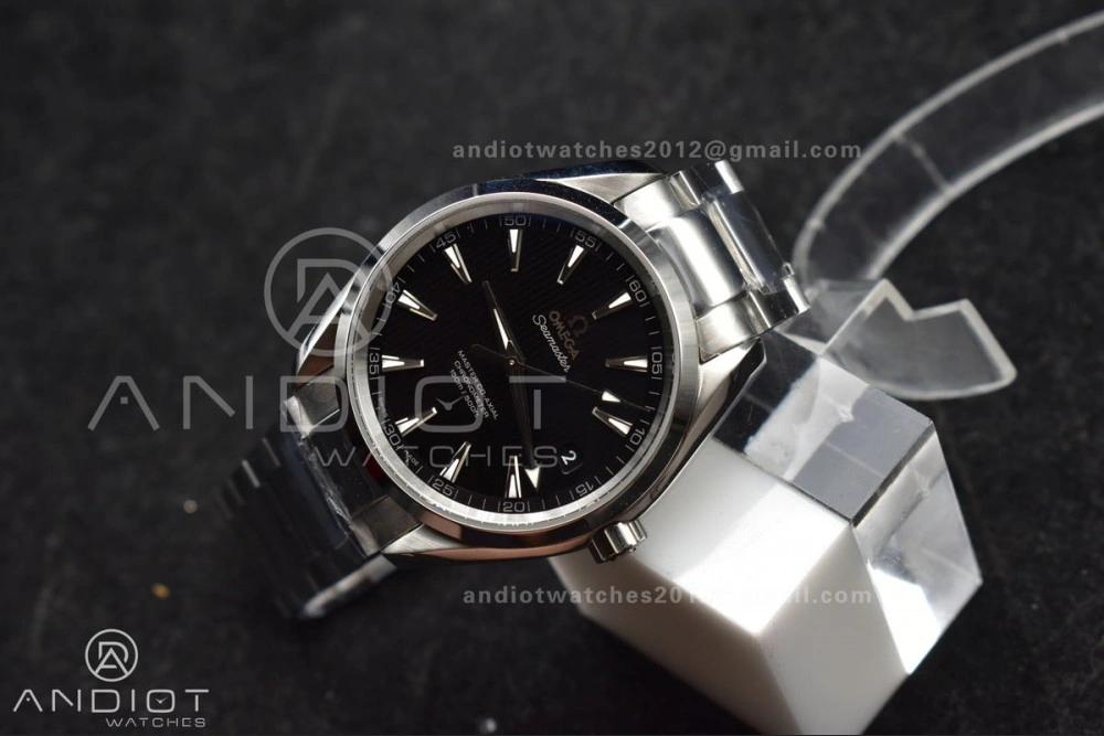 Aqua Terra 150M SS VSF 1:1 Best Edition Black Vertical Dial On SS Bracelet A8500