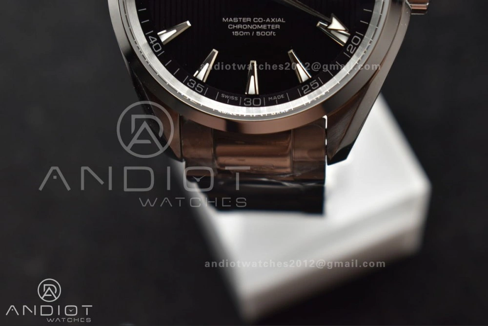 Aqua Terra 150M SS VSF 1:1 Best Edition Black Vertical Dial On SS Bracelet A8500