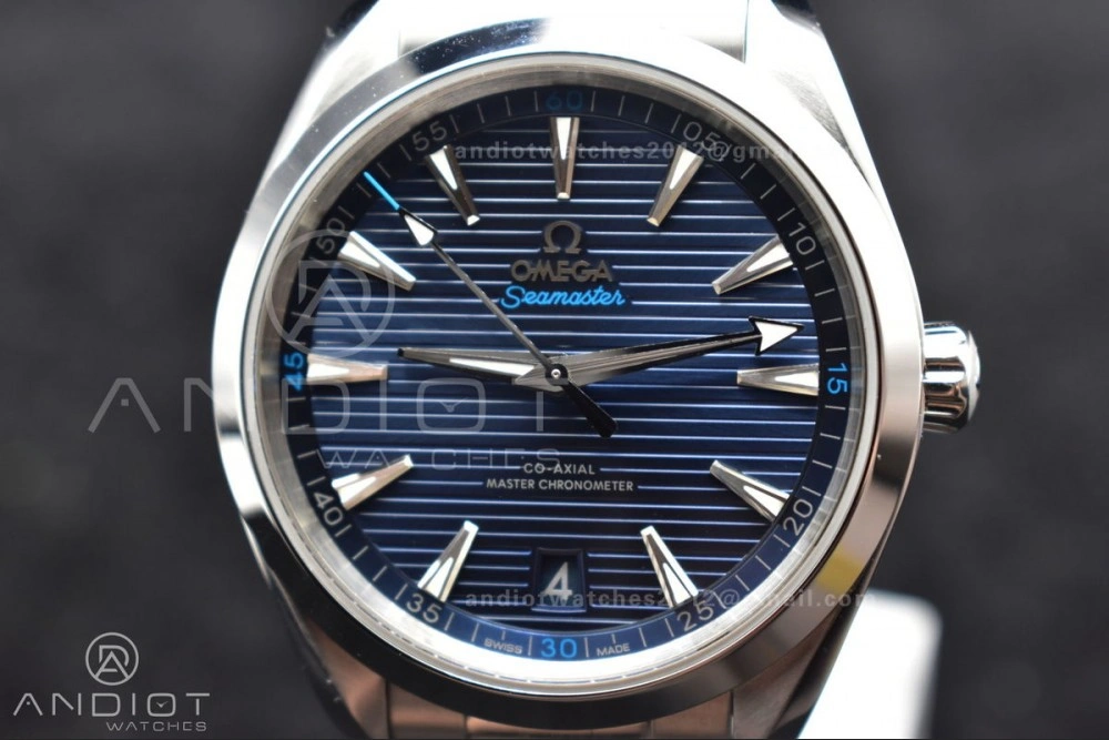 Aqua Terra 150M SS VSF 1:1 Best Edition Blue Dial On SS Bracelet A8900