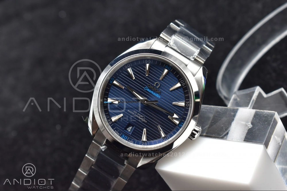 Aqua Terra 150M SS VSF 1:1 Best Edition Blue Dial On SS Bracelet A8900