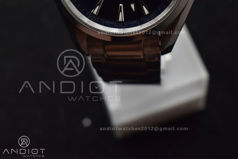 Aqua Terra 150M SS VSF 1:1 Best Edition Blue Vertical Dial On SS Bracelet A8500