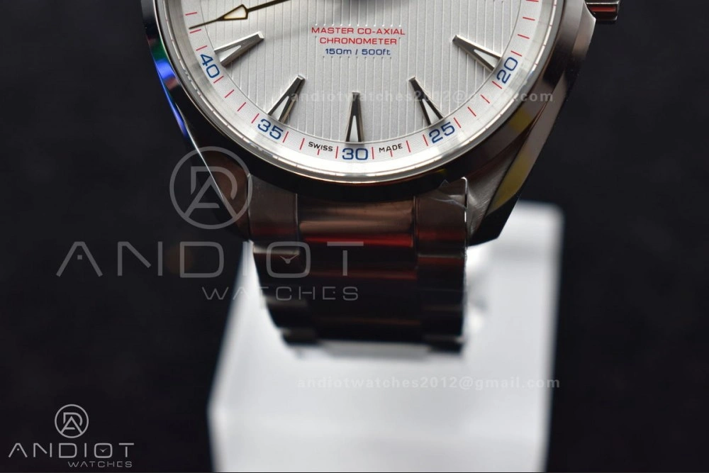 Aqua Terra 150M SS VSF 1:1 Best Edition White Dial On SS Bracelet A8500
