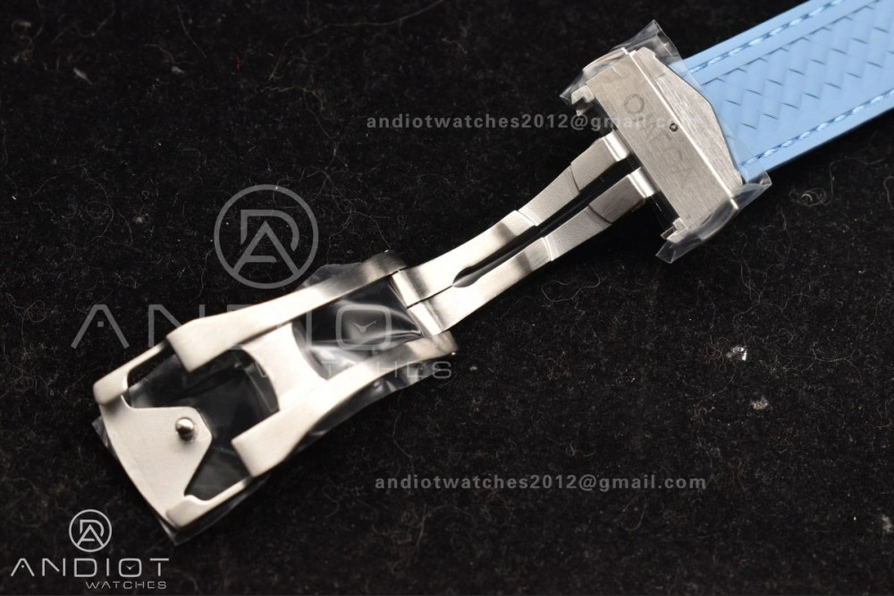 Aqua Terra 41mm VSF 1:1 Best Edition Summer Blue Dial on Blue Rubber Strap A8900 Super Clone