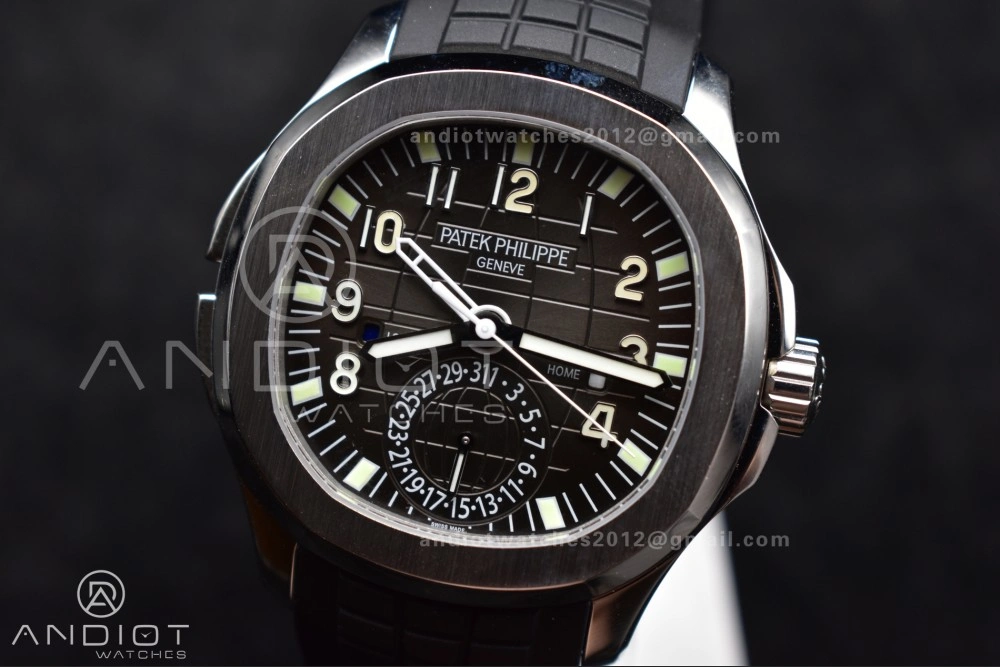 Aquanaut 5164A SS GRF Best Edition Gray Dial on Black Rubber Strap A324 V2