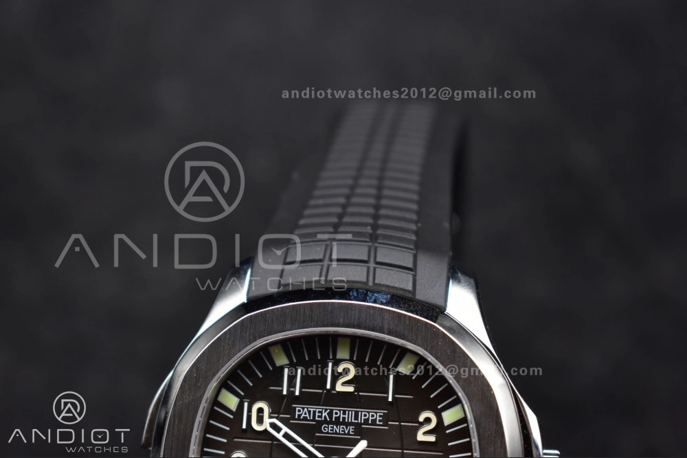 Aquanaut 5164A SS GRF Best Edition Gray Dial on Black Rubber Strap A324 V2