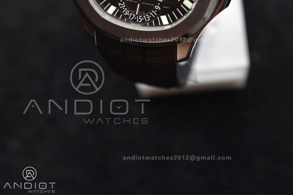 Aquanaut 5164A SS GRF Best Edition Gray Dial on Black Rubber Strap A324 V2