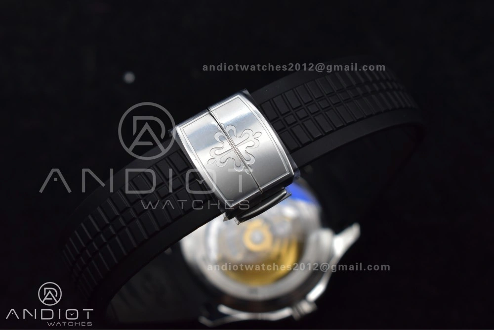 Aquanaut 5164A SS GRF Best Edition Gray Dial on Black Rubber Strap A324 V2