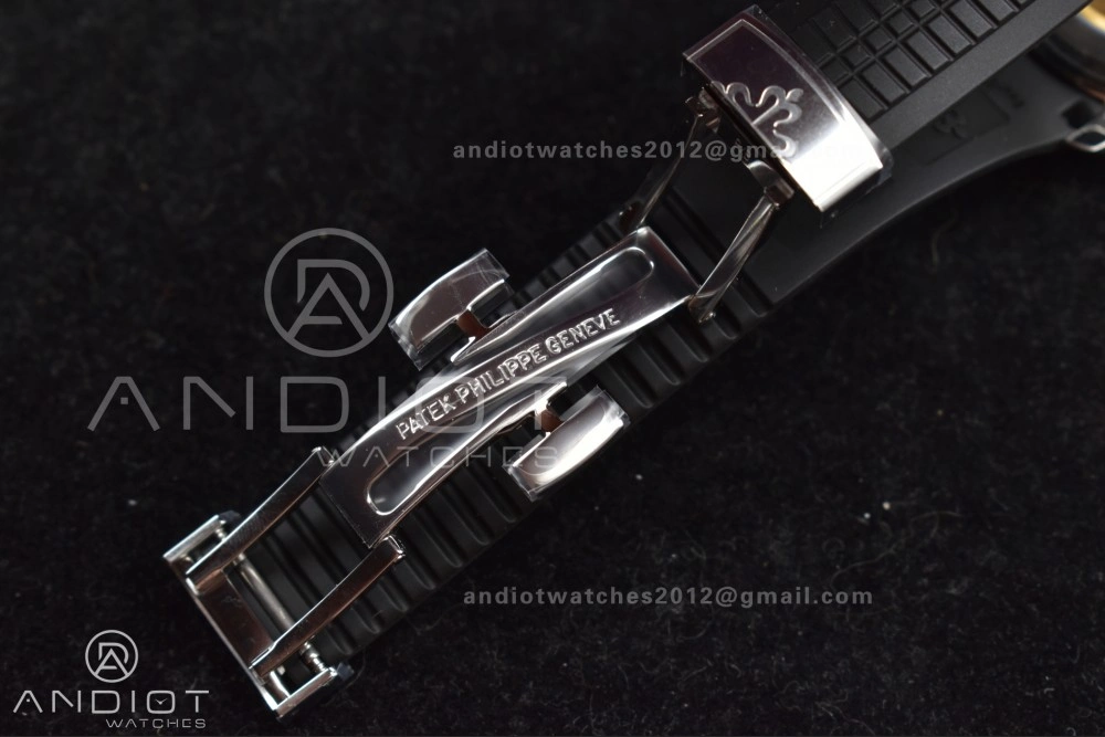 Aquanaut 5164A SS GRF Best Edition Gray Dial on Black Rubber Strap A324 V2