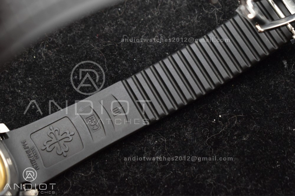 Aquanaut 5164A SS GRF Best Edition Gray Dial on Black Rubber Strap A324 V2