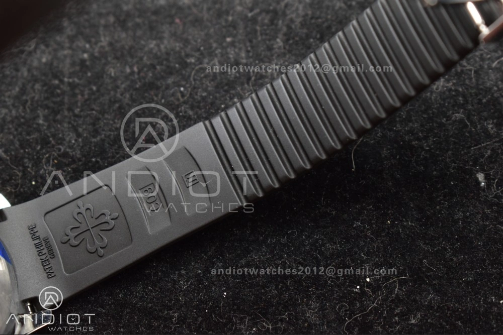 Aquanaut 5164A SS GRF Best Edition Gray Dial on Black Rubber Strap A324 V2