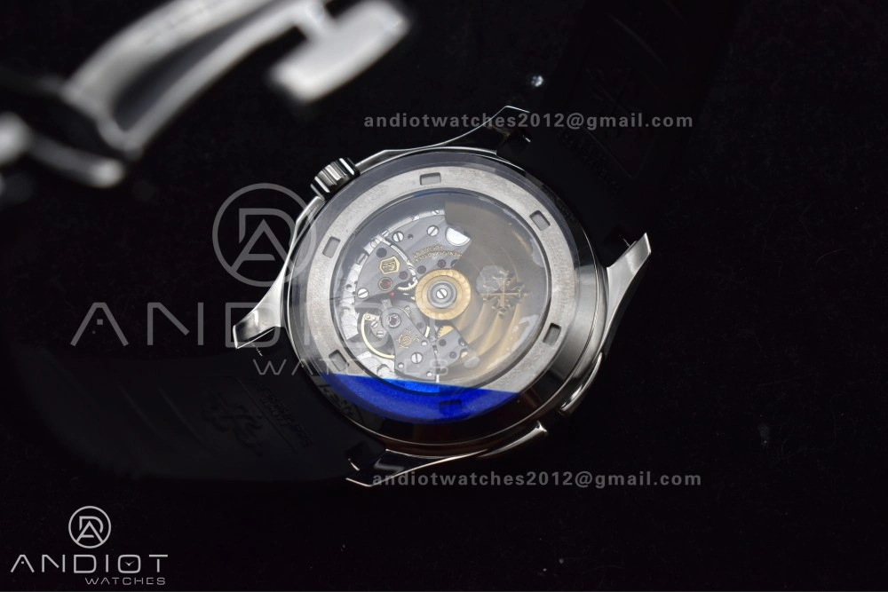 Aquanaut 5164A SS GRF Best Edition Gray Dial on Black Rubber Strap A324 V2