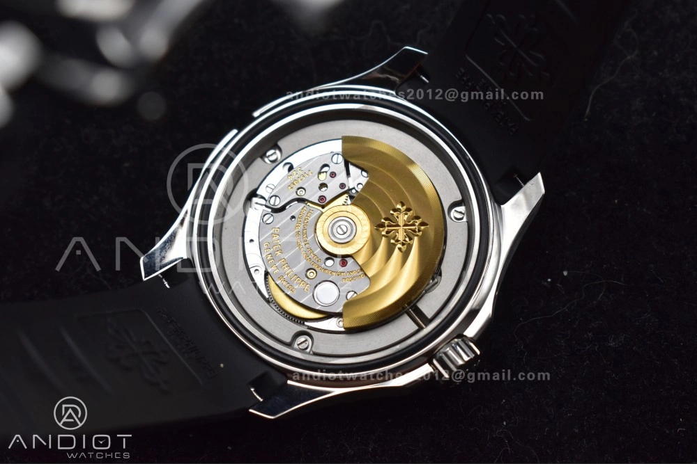 Aquanaut 5164A SS GRF Best Edition Gray Dial on Black Rubber Strap A324 V2