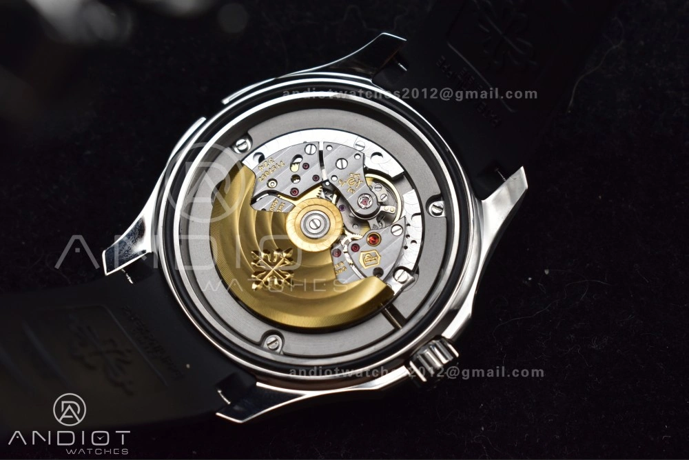 Aquanaut 5164A SS GRF Best Edition Gray Dial on Black Rubber Strap A324 V2