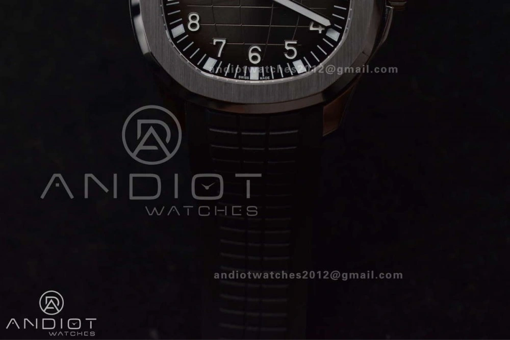 Aquanaut 5167A SS ZF 1:1 Best Edition Black Dial on Black Rubber Strap 324CS V3