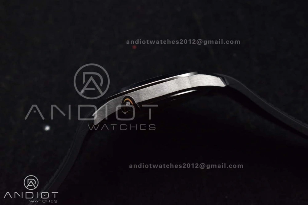 Aquanaut 5167A SS ZF 1:1 Best Edition Black Dial on Black Rubber Strap 324CS V3