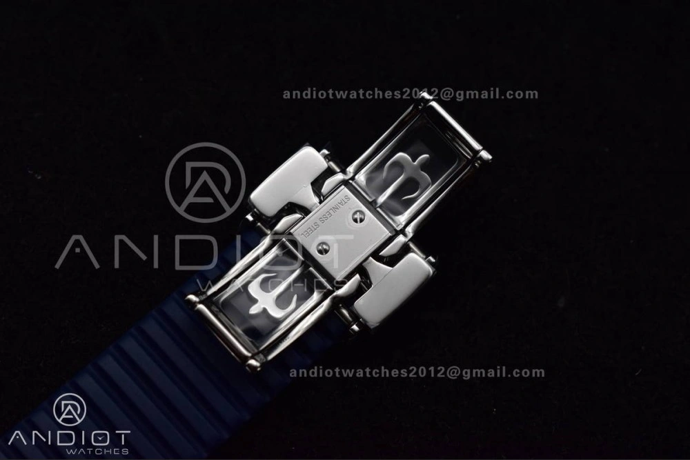 Aquanaut 5167G 42mm SS 3KF 1:1 Best Edition Blue Dial on Blue Rubber Strap A330 Super Clone V3