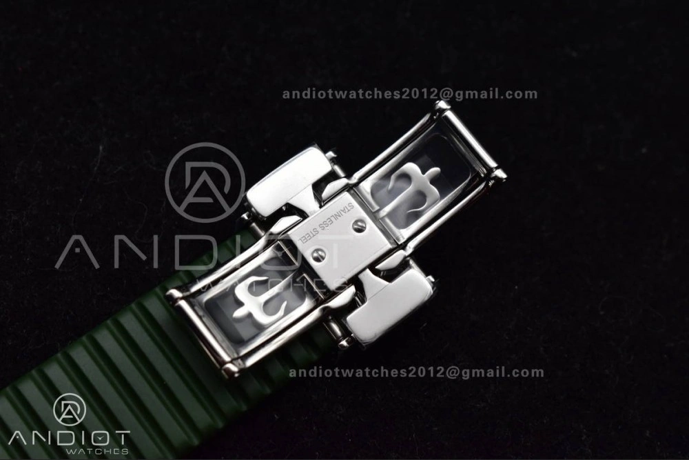 Aquanaut 5167G 42mm SS 3KF 1:1 Best Edition Green Dial on Green Rubber Strap A330 Super Clone V3