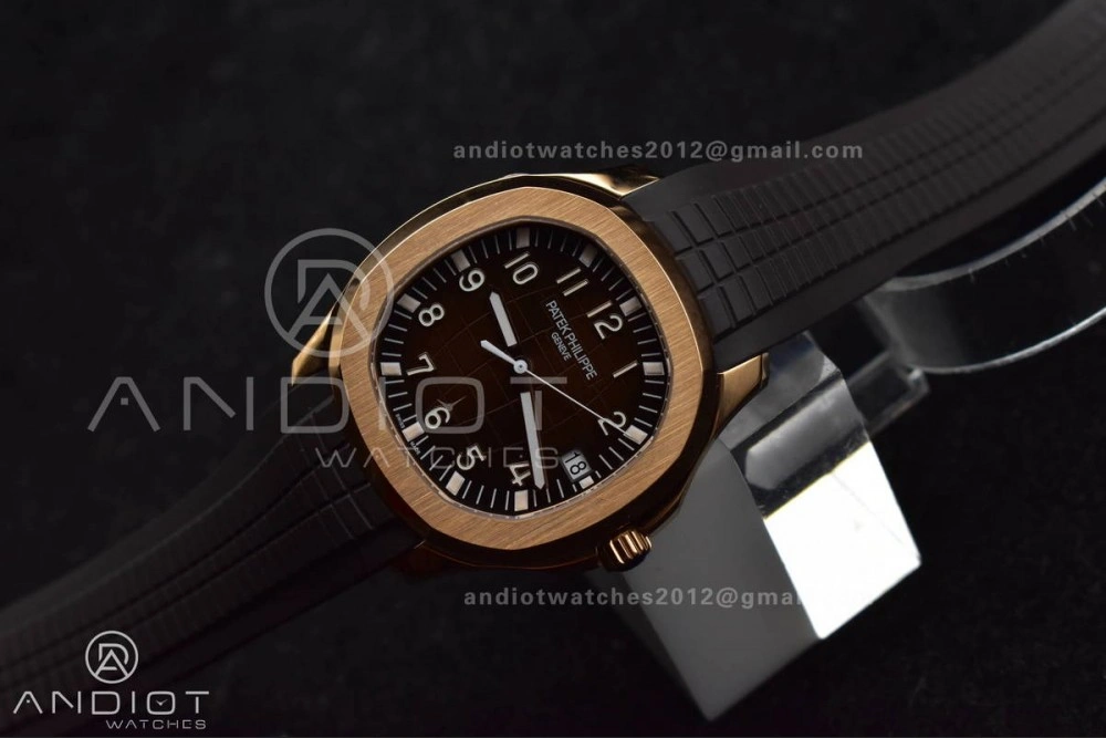 Aquanaut 5167R RG 3KF Best Edition Brown Dial on Brown Rubber Strap A330 Super Clone V3