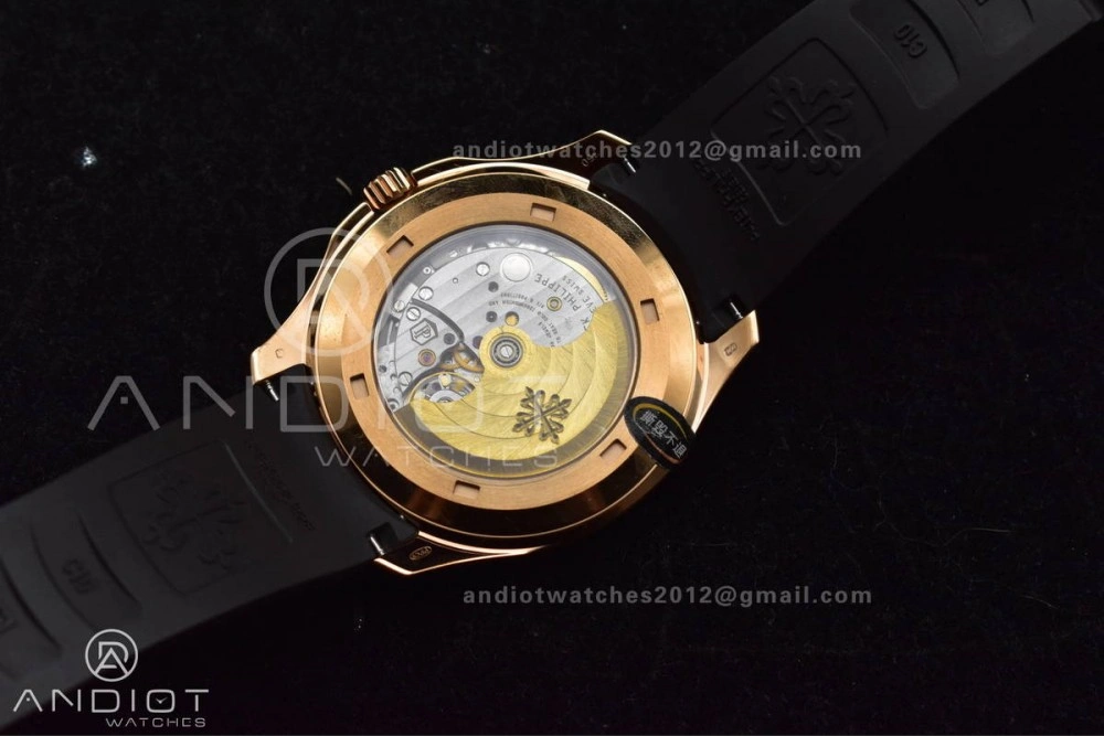 Aquanaut 5167R RG 3KF Best Edition Brown Dial on Brown Rubber Strap A330 Super Clone V3