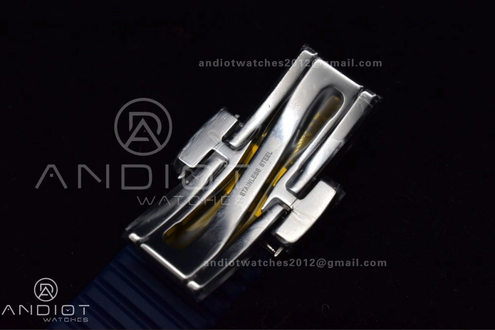 Aquanaut 5168G 42mm SS ZF 1:1 Best Edition Blue Dial on Blue Rubber Strap 324CS