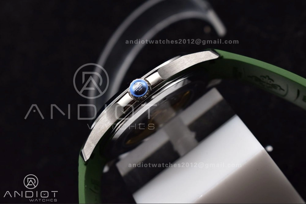 Aquanaut 5168G 42mm SS ZF 1:1 Best Edition Green Dial On Green Rubber Strap 324CS