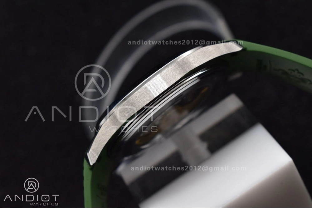 Aquanaut 5168G 42mm SS ZF 1:1 Best Edition Green Dial On Green Rubber Strap 324CS