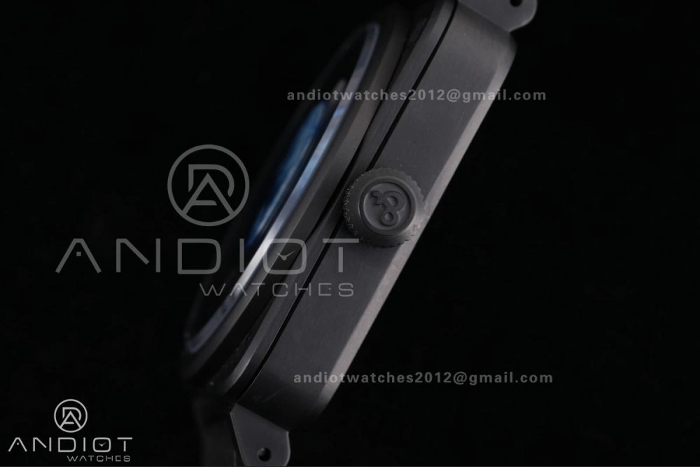 BR03 ASTRO Space Punk Black Ceramic M+F 1:1 Best Edition Aventurine Dial on Rubber Strap A2892