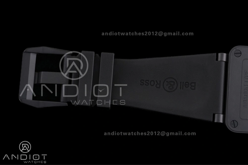 BR03 ASTRO Space Punk Black Ceramic M+F 1:1 Best Edition Aventurine Dial on Rubber Strap A2892