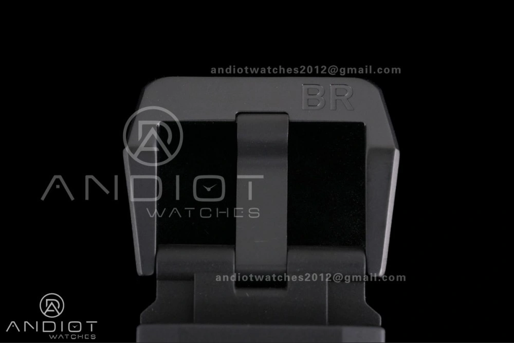 BR03 ASTRO Space Punk Black Ceramic M+F 1:1 Best Edition Aventurine Dial on Rubber Strap A2892