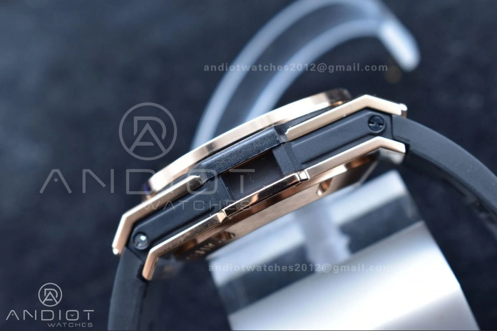 Big Bang Unico Rainbow King RG 45mm ZF 1:1 Best Edition on Rainbow Gummy Strap A1280